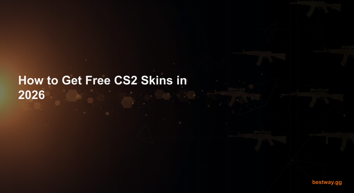Wie bekommt man kostenlose CS2 Skins - bestway.gg Anleitung