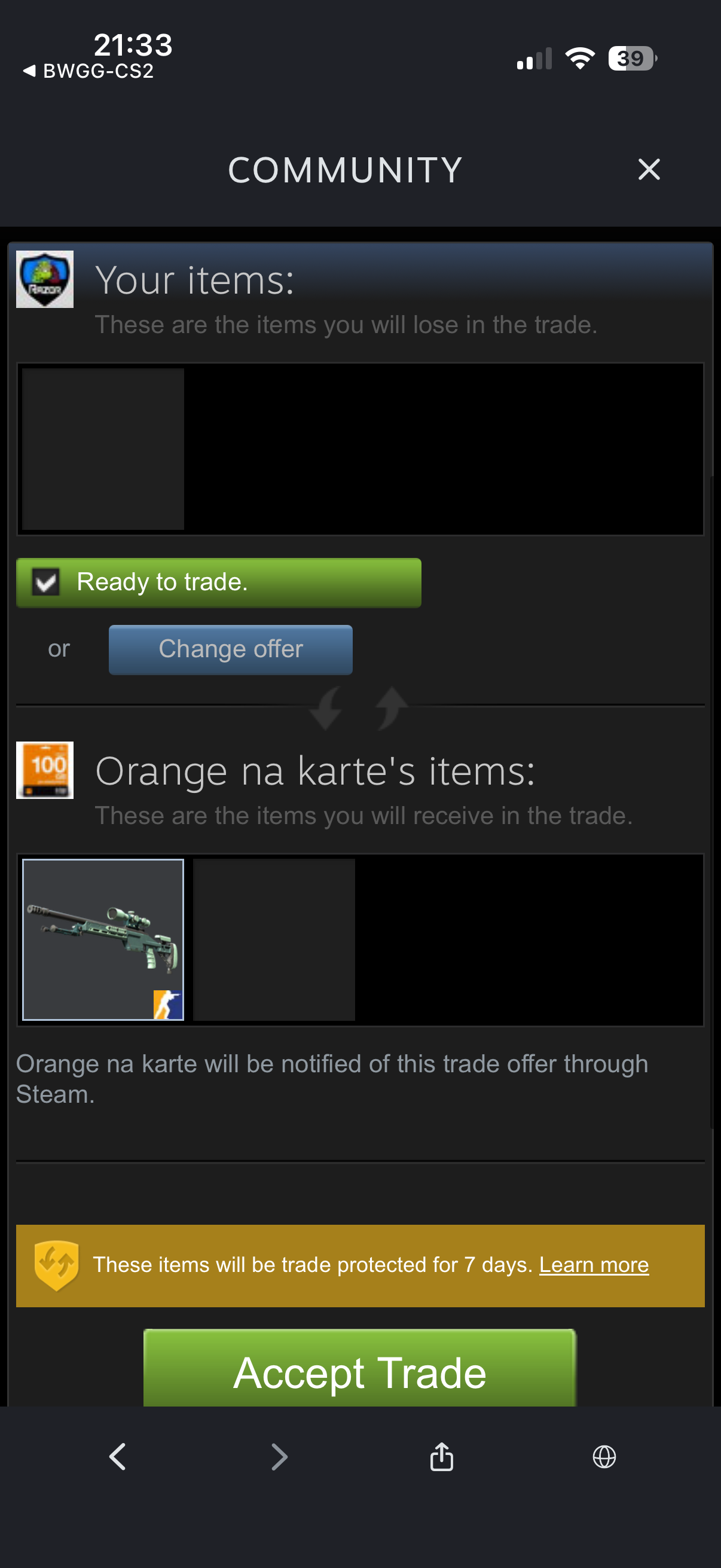 Withdraw to Steam